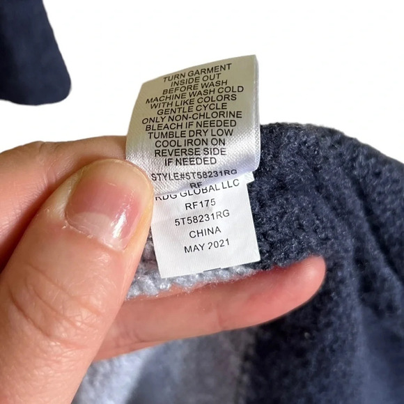 Freshman 1996 • Colorblock Open Front Long Cardigan - Picture 7 of 7